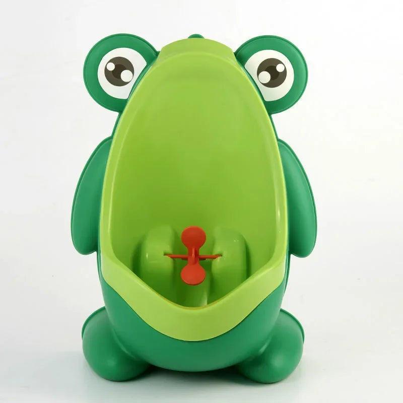 Orinal de rana para niños pequeños – Entrenamiento para ir al baño para niños de 1 a 3 años | Con dispositivo de objetivo y ventosas | Brehn