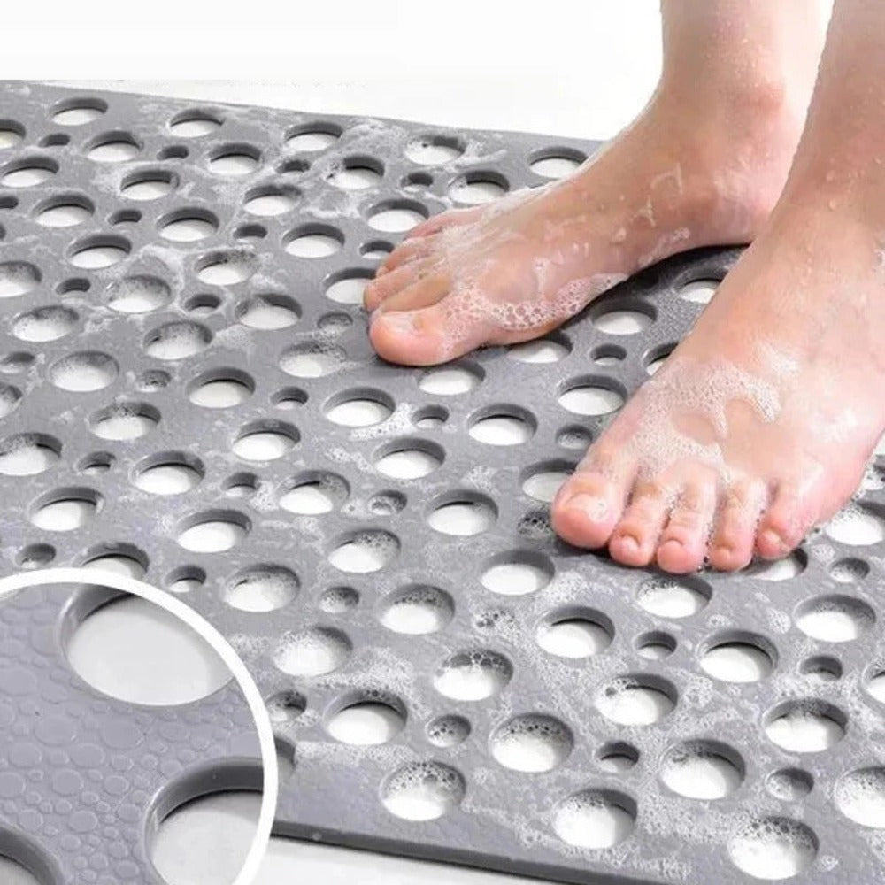 Alfombrilla de Ducha con Succión Segura - Alfombrilla de Baño Antideslizante