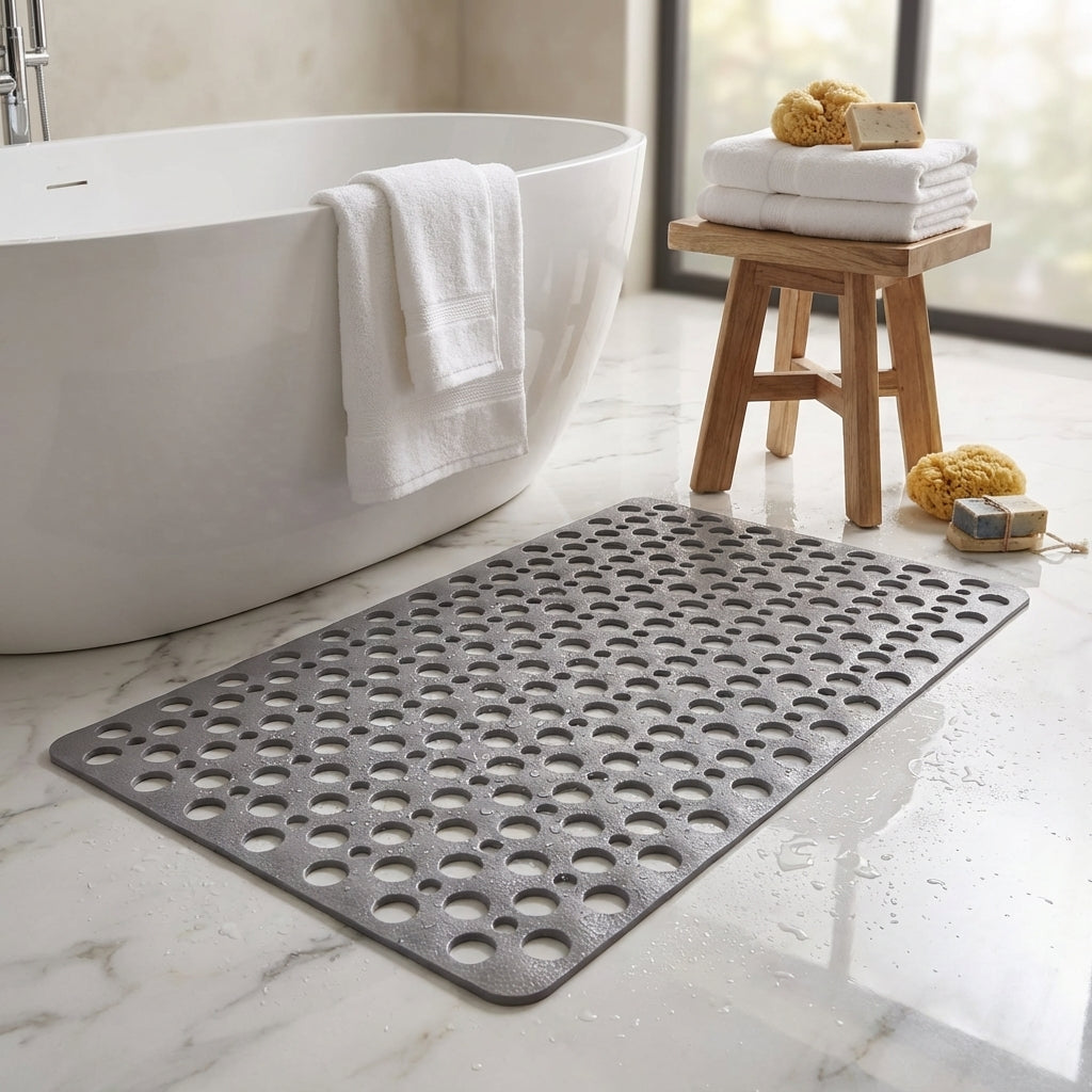 Alfombrilla de Ducha con Succión Segura - Alfombrilla de Baño Antideslizante
