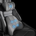 Cojines para auto con función de masaje | Alivia el dolor de cuello y espalda durante la conducción - Fácil de instalar - Aumenta la comodidad al conducir