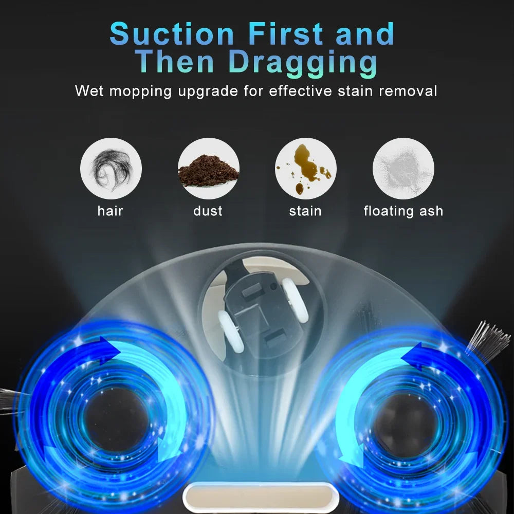 Potente Robot Aspirador Robot de Barrido Totalmente Automático