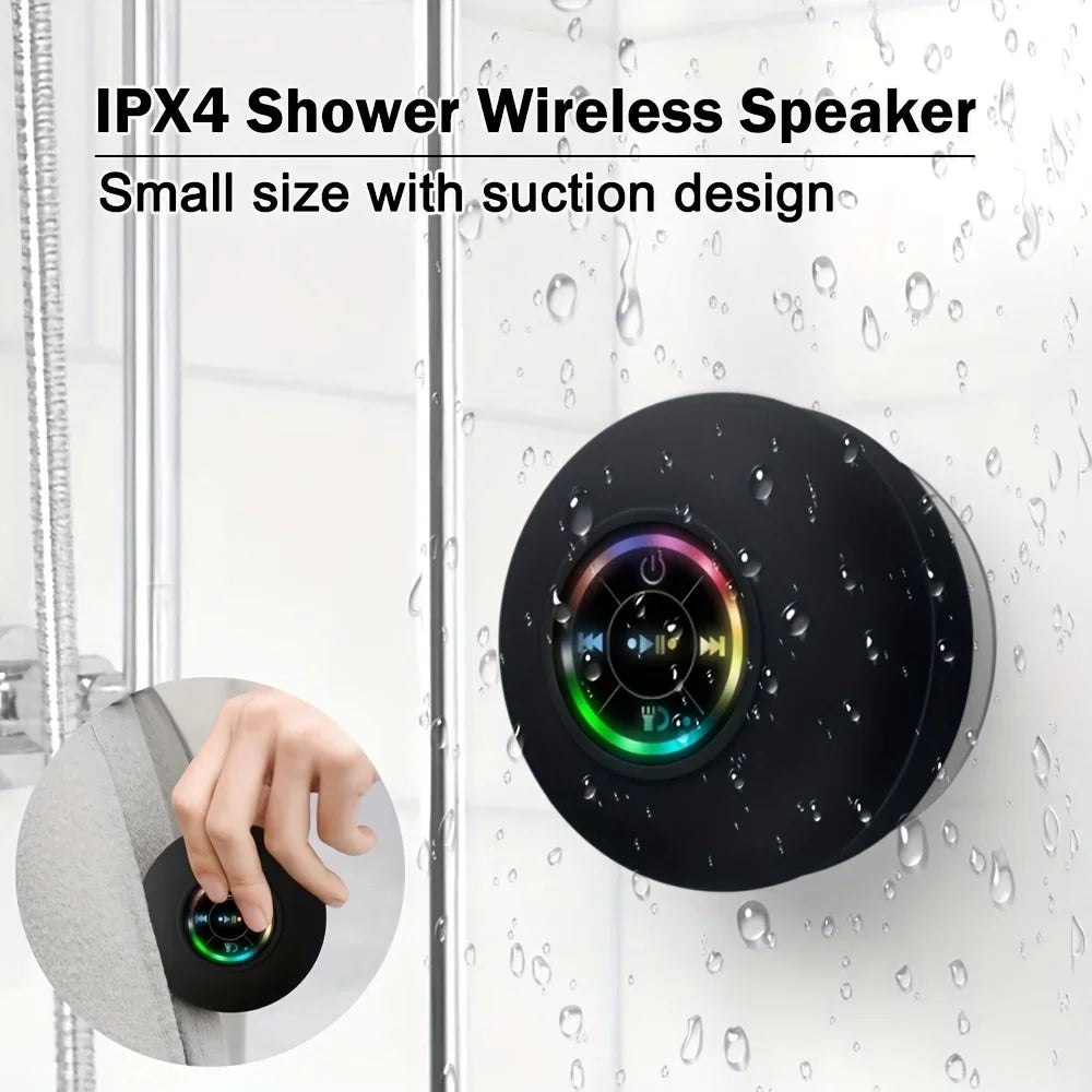 Altavoz de Ducha Soundplash | Impermeable y Inalámbrico | Con Ventosa y Bluetooth 5.0