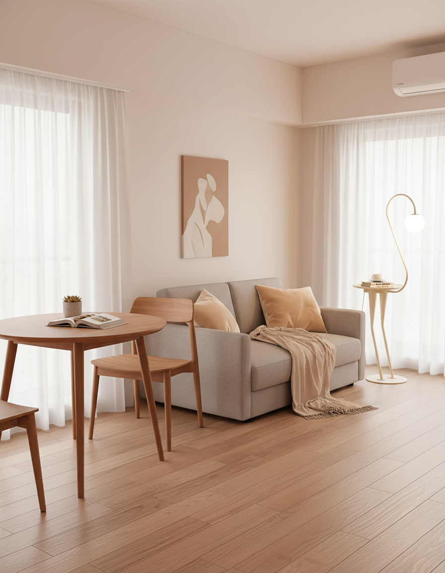 Lámpara de Pie Sento Moderna con Esfera de Acrílico Opal para Sala de Estar