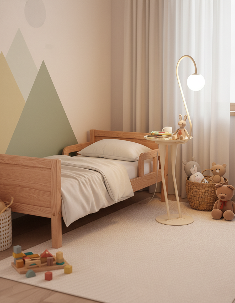 Lámpara de Pie Sento Moderna con Esfera de Acrílico Opal para Sala de Estar