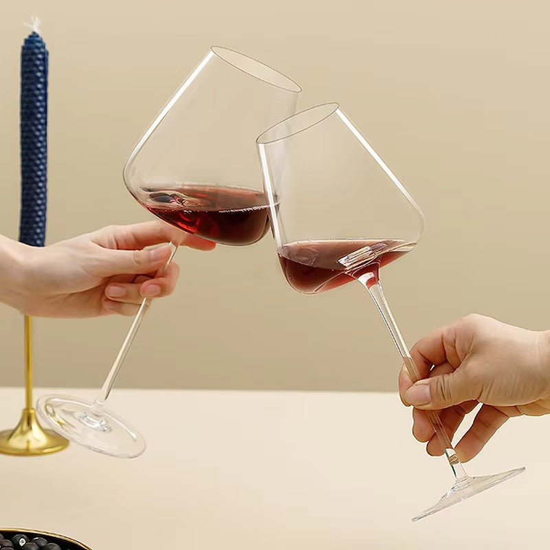 Juegos de 2, 4 y 6 Copas de Vino y Champán de Cristal Hechas a Mano - 4 Tamaños | Kalsten