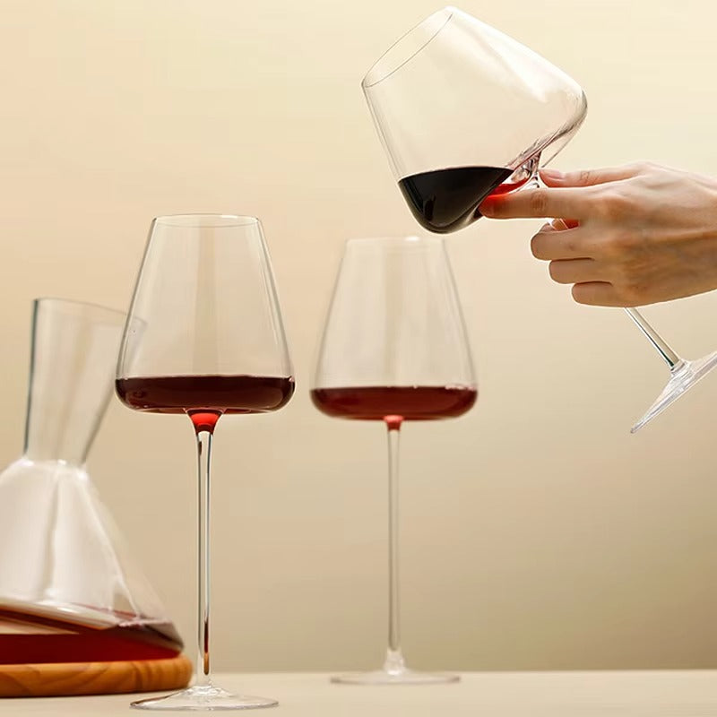 Juegos de 2, 4 y 6 Copas de Vino y Champán de Cristal Hechas a Mano - 4 Tamaños | Kalsten