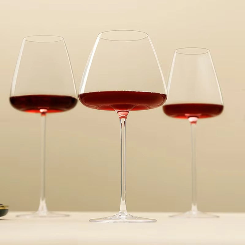 Juegos de 2, 4 y 6 Copas de Vino y Champán de Cristal Hechas a Mano - 4 Tamaños | Kalsten