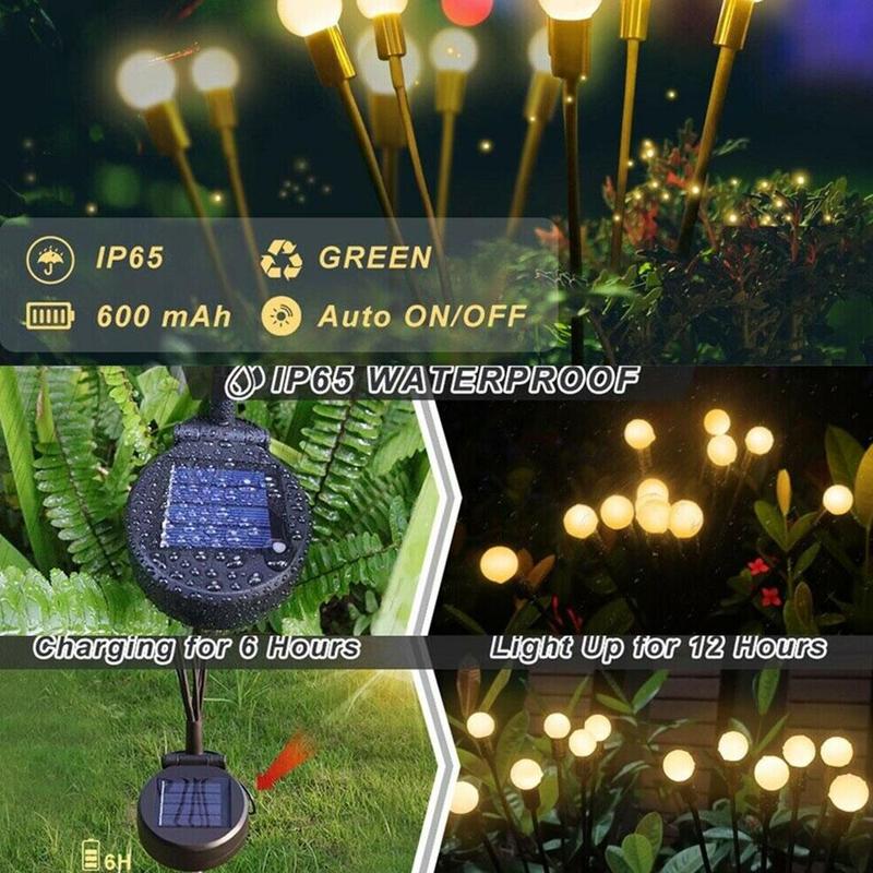 Luz Solar Firefly – Iluminación mágica para el jardín | 1+1 GRATIS