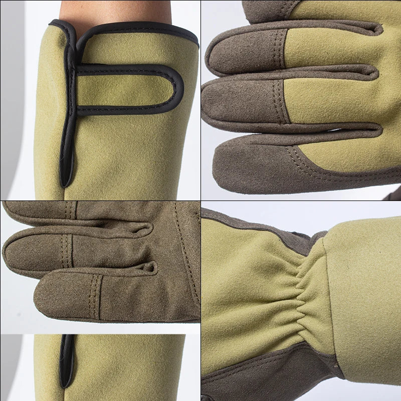 Guantes de Jardinería FLORAHAND | Resistente a Espinas y Transpirable | Guantes Largos para Rosales para Mujeres | 1 Par
