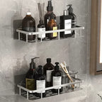 NORDICSHELF - Estante adhesivo para el baño – Sin perforaciones y elegante para cualquier baño