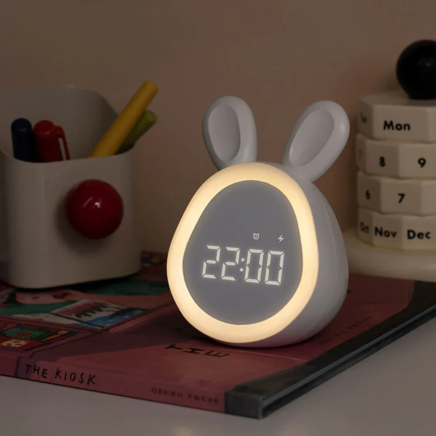 GlowBun - Lámpara nocturna de conejo juguetona con brillo ajustable