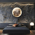 LunaGlow - Lámpara de pared LED minimalista en forma de luna para un ambiente acogedor