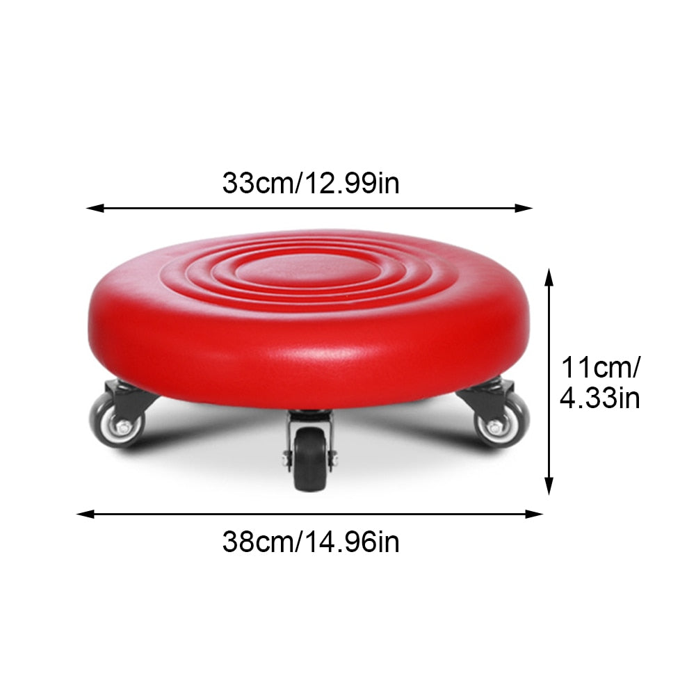 Kalsten | Taburete Rodante con Ruedas y Rotación de 360 Grados