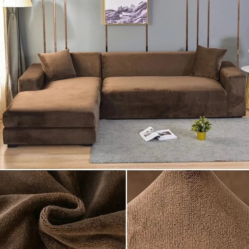 SAMTLUX – Funda de Sofá – Elástica y Lujosa para Cualquier Sala de Estar
