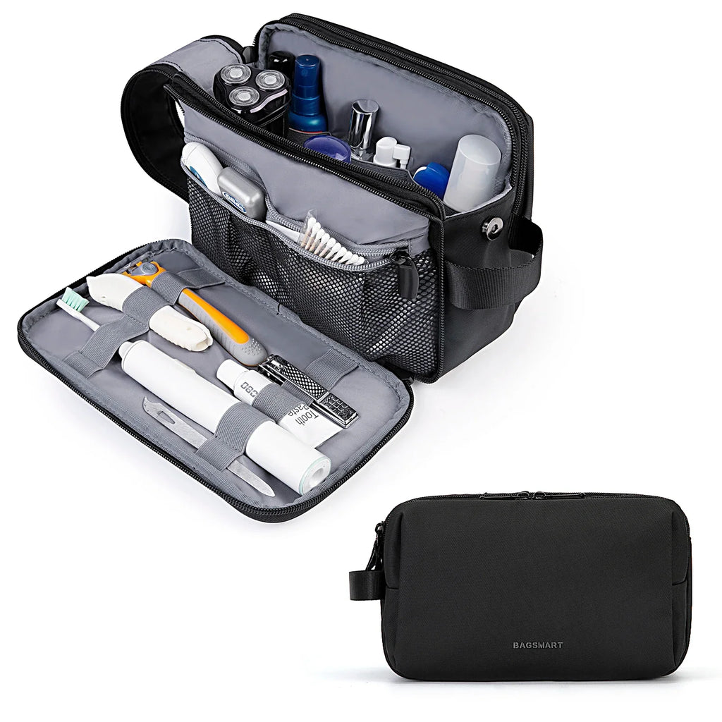 Kosmetixo Neceser Impermeable para Damas y Caballeros | Neceser Ligero en S/M/L | Accesorios de Viaje para Productos de Cuidado y Maquillaje | Organizador de Viaje Unisex