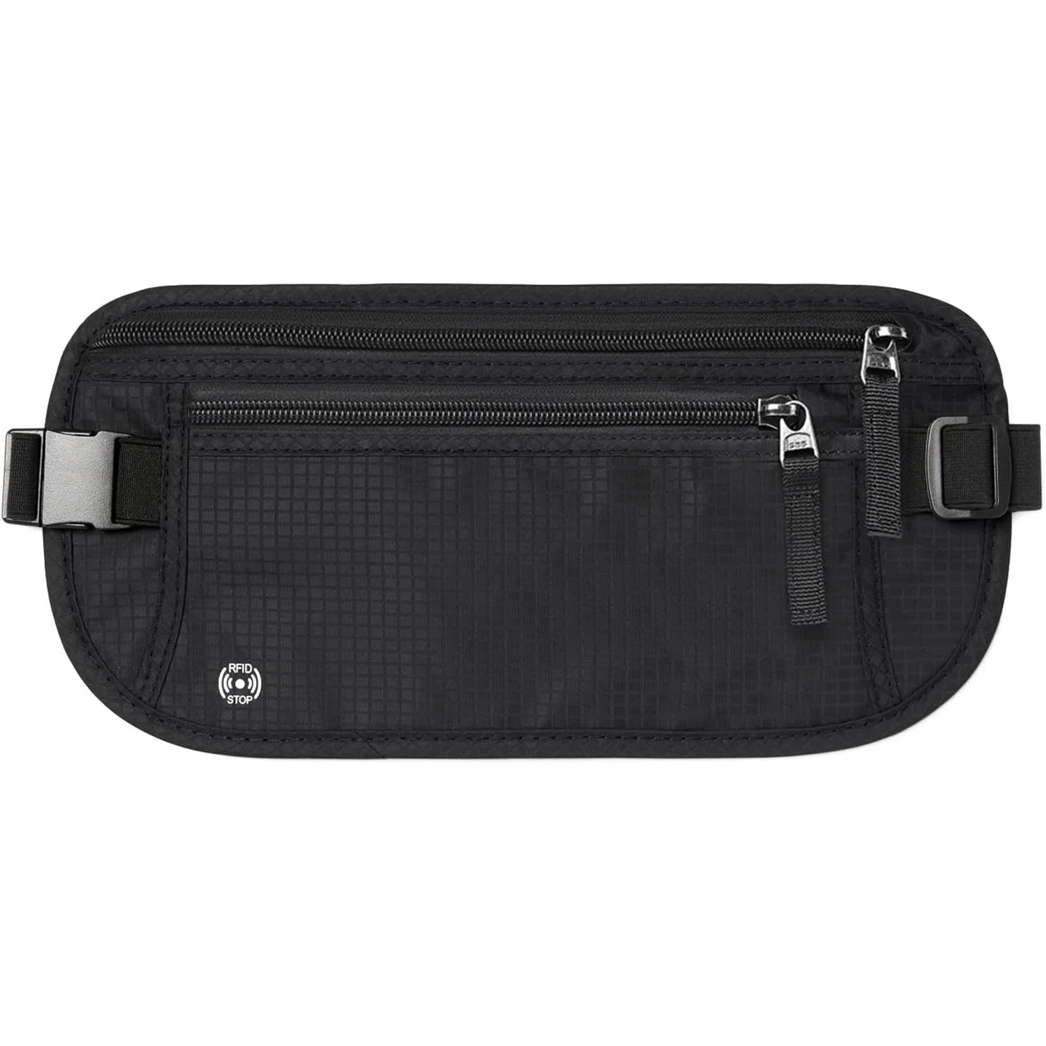 SafeTraveler Riñonera | Protección RFID | Compartimento de seguridad oculto | Para damas y caballeros