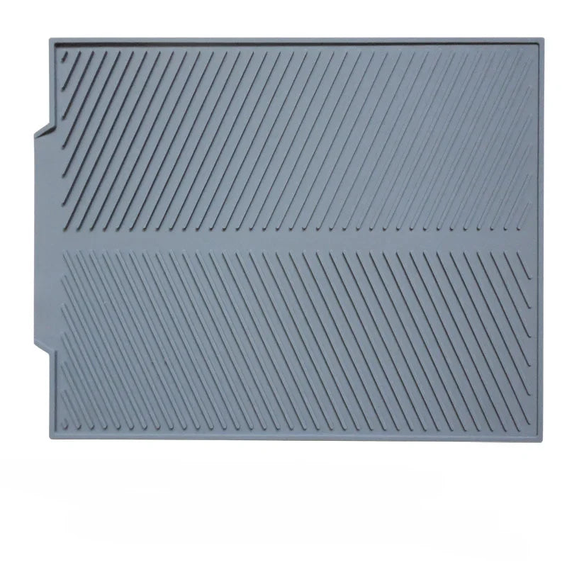 Silidro Alfombrilla de Silicona para Secar en la Cocina | Antideslizante y Resistente al Calor | Alfombrilla de Secado para Platos, Ollas y Vasos | Flexible y de Fácil Cuidado