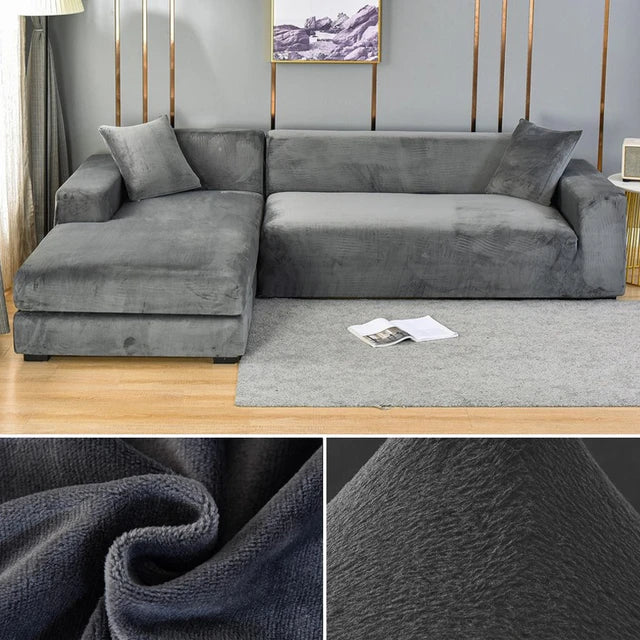 SofaSnug - Funda elástica de terciopelo que ahorra su dinero