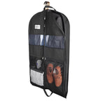 ReiseKleider Funda para Ropa de Viaje | Cremallera Doble y Bolsas XXL | Transpirable y Transparente | Organizador de Trajes Colgante de 43 Pulgadas