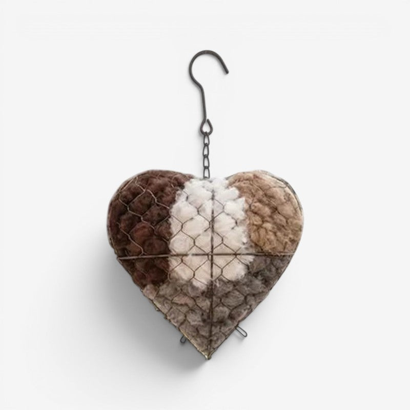 Decoración de Jardín en Forma de Corazón Hecha a Mano