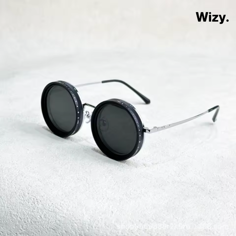 ShadowSunglasses | Gafas de sol con lentes negros, estilo UV-protección, moda