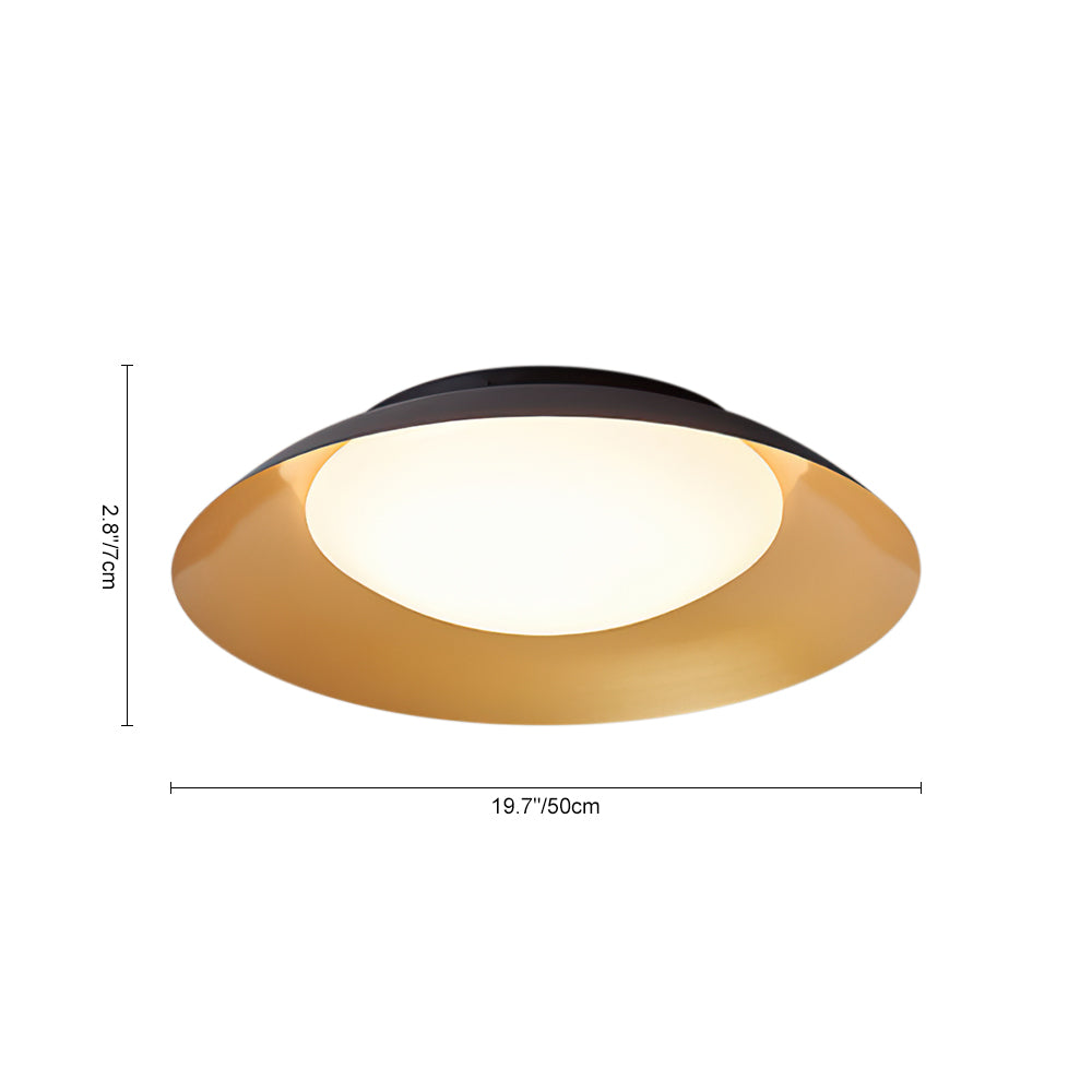 Luz de Techo Empotrada Led en Forma de Tazón con Difusor de Acrílico