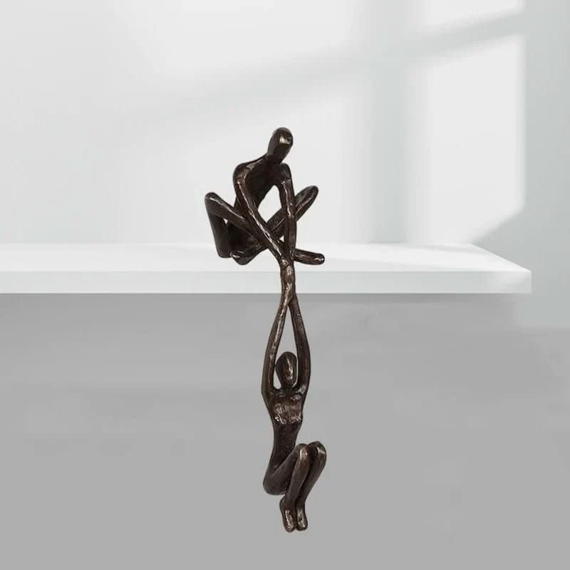 Escultura ETERNITY – Escultura decorativa de resina para amor y equilibrio