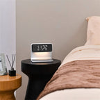KLARBLICK– Reloj despertador LCD claro y fácil de leer con función de atenuación