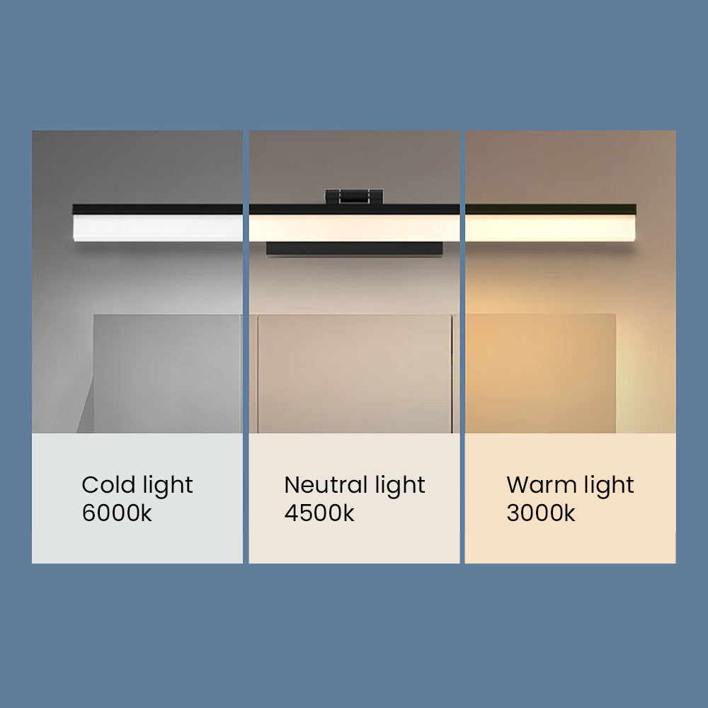 Luz de Pared LED Elegante para Baño - Aplique Minimalista Moderno para Espacios de Baño