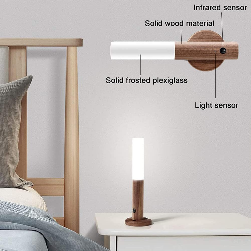 Luz de Pared LED Acrílica con Sensor de Movimiento