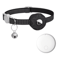 Localizador inteligente para mascotas con collar reflectante para perros y gatos – localizador Bluetooth con función de alarma