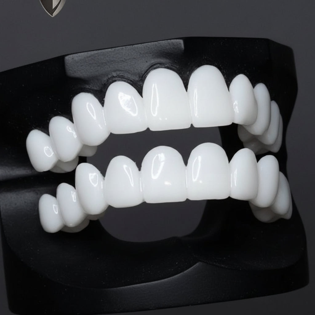 ORALUXE - Dentaduras estéticas reutilizables con lentes dentales blancos para una sonrisa brillante, natural y confiada