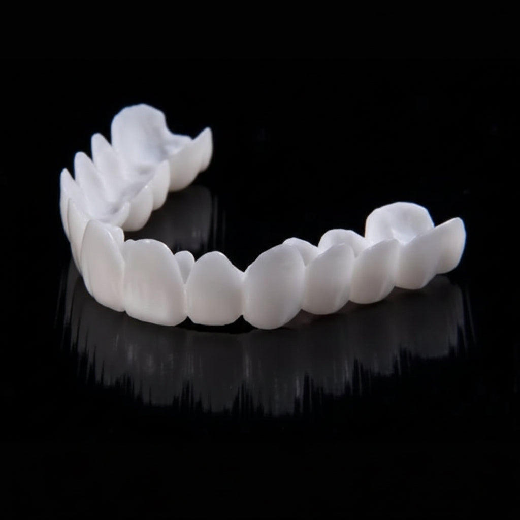 ORALUXE - Dentaduras estéticas reutilizables con lentes dentales blancos para una sonrisa brillante, natural y confiada