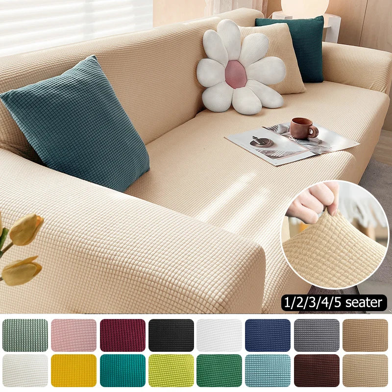 Funda de Sofá Stretch Jacquard para Sofás de 1 a 5 Plazas y Sofás Esquinados