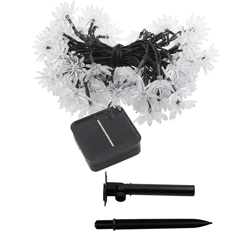 BlossomGlow - Luces de hadas de flor de durazno para una atmósfera de jardín romántica y acogedora