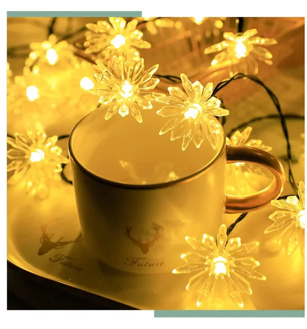 BlossomGlow - Luces de hadas de flor de durazno para una atmósfera de jardín romántica y acogedora