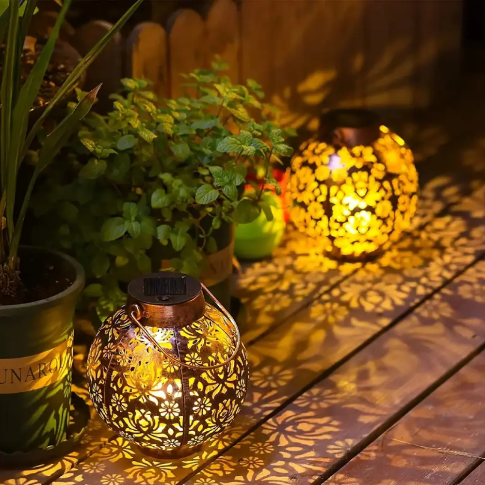 Lámpara Solar Elegante - Lámparas Solares Colgantes para Decoración de Jardín o Patio