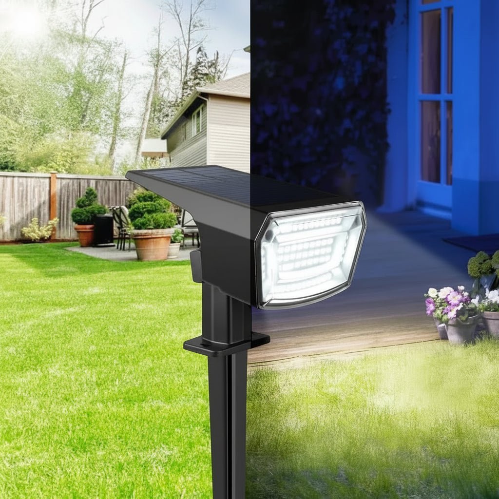 SUNRAYLUX – Luz de Inundación LED Solar para Iluminación de Seguridad Exterior