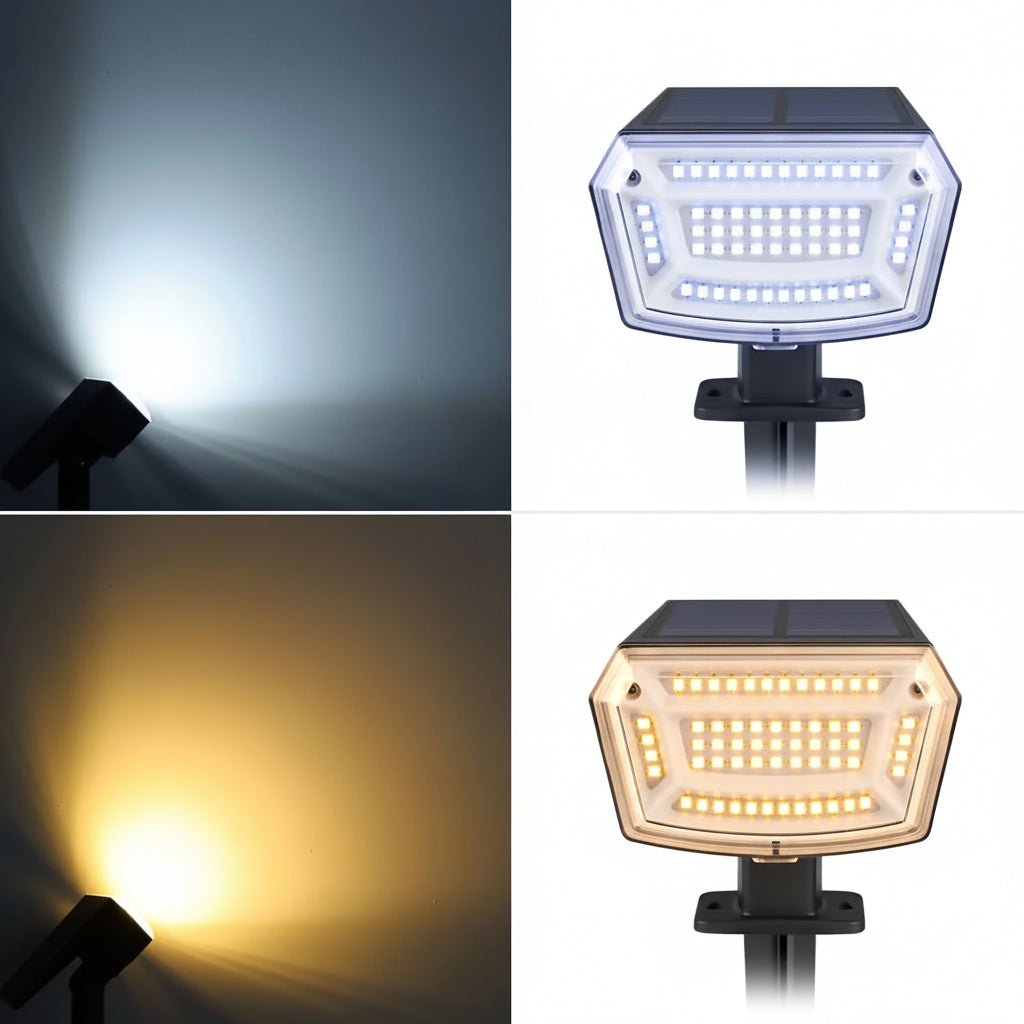 SUNRAYLUX – Luz de Inundación LED Solar para Iluminación de Seguridad Exterior