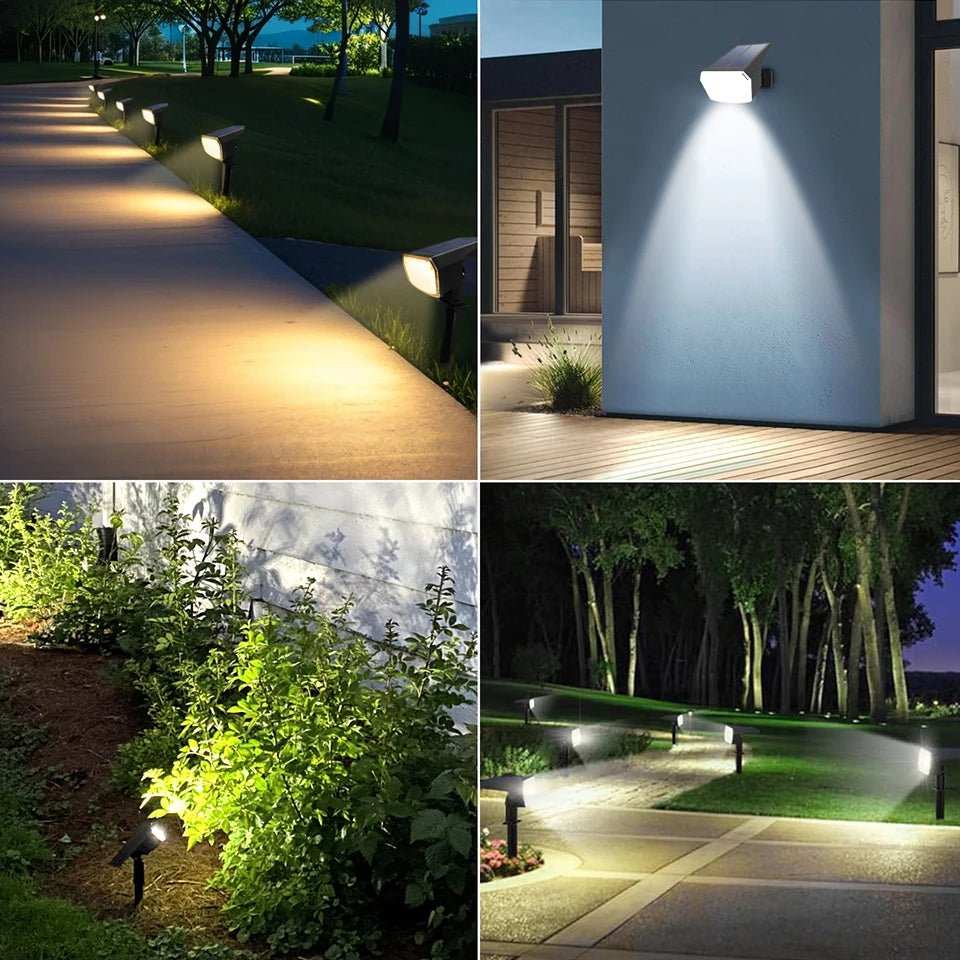 SUNRAYLUX – Luz de Inundación LED Solar para Iluminación de Seguridad Exterior