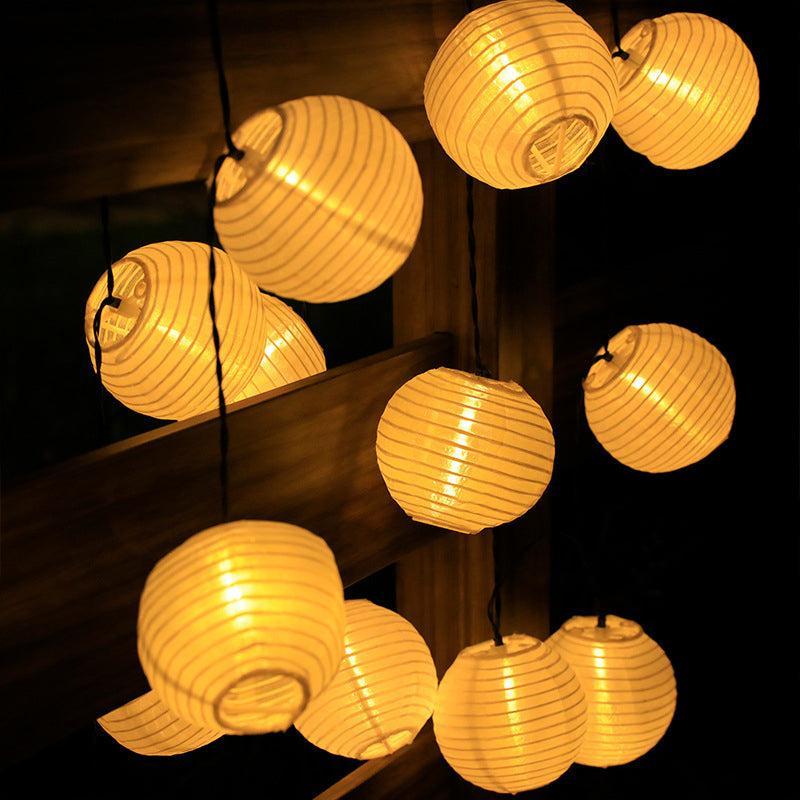 Luces de Cadena Solares | Luces de Patio Art Deco Impermeables para Decoración Exterior