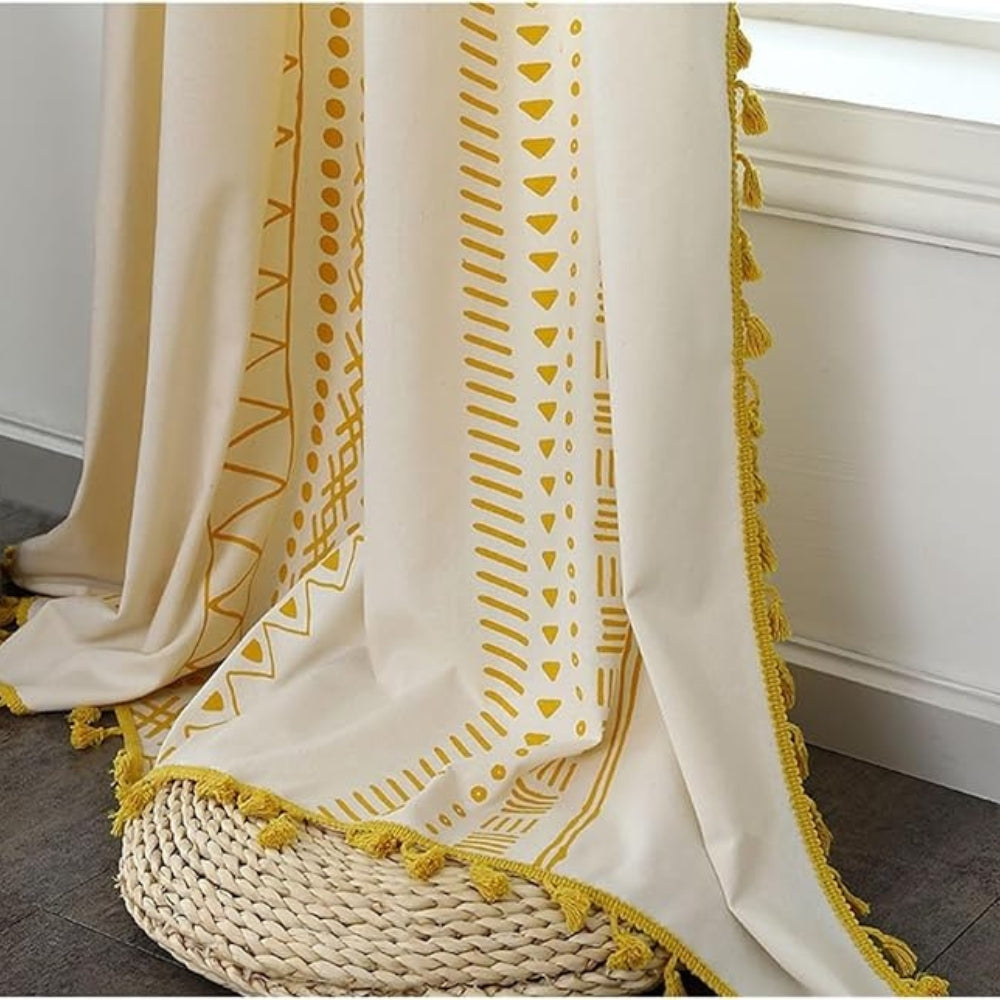 Cortina de Borlas Artesanal Solstice Loom
