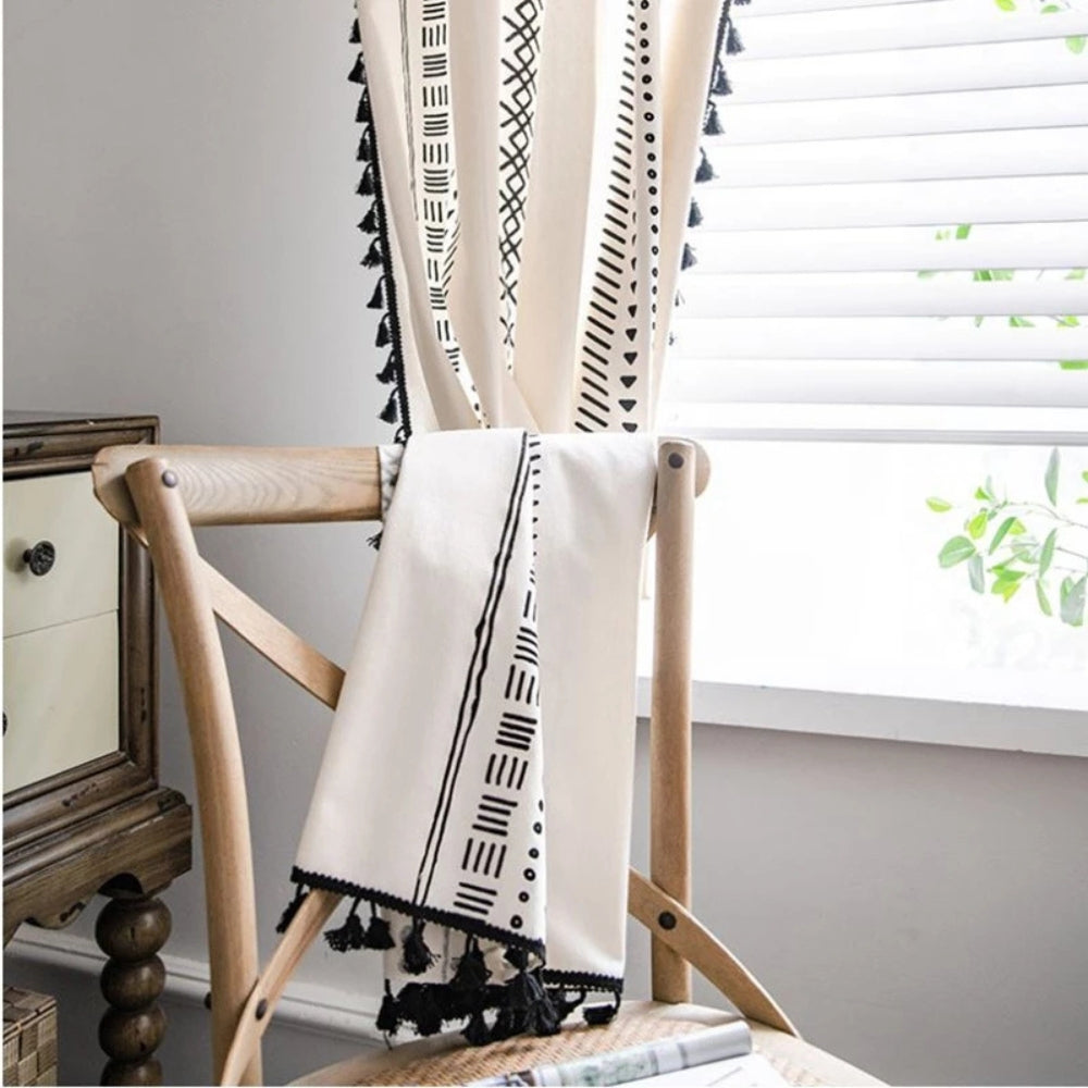 Cortina de Borlas Artesanal Solstice Loom
