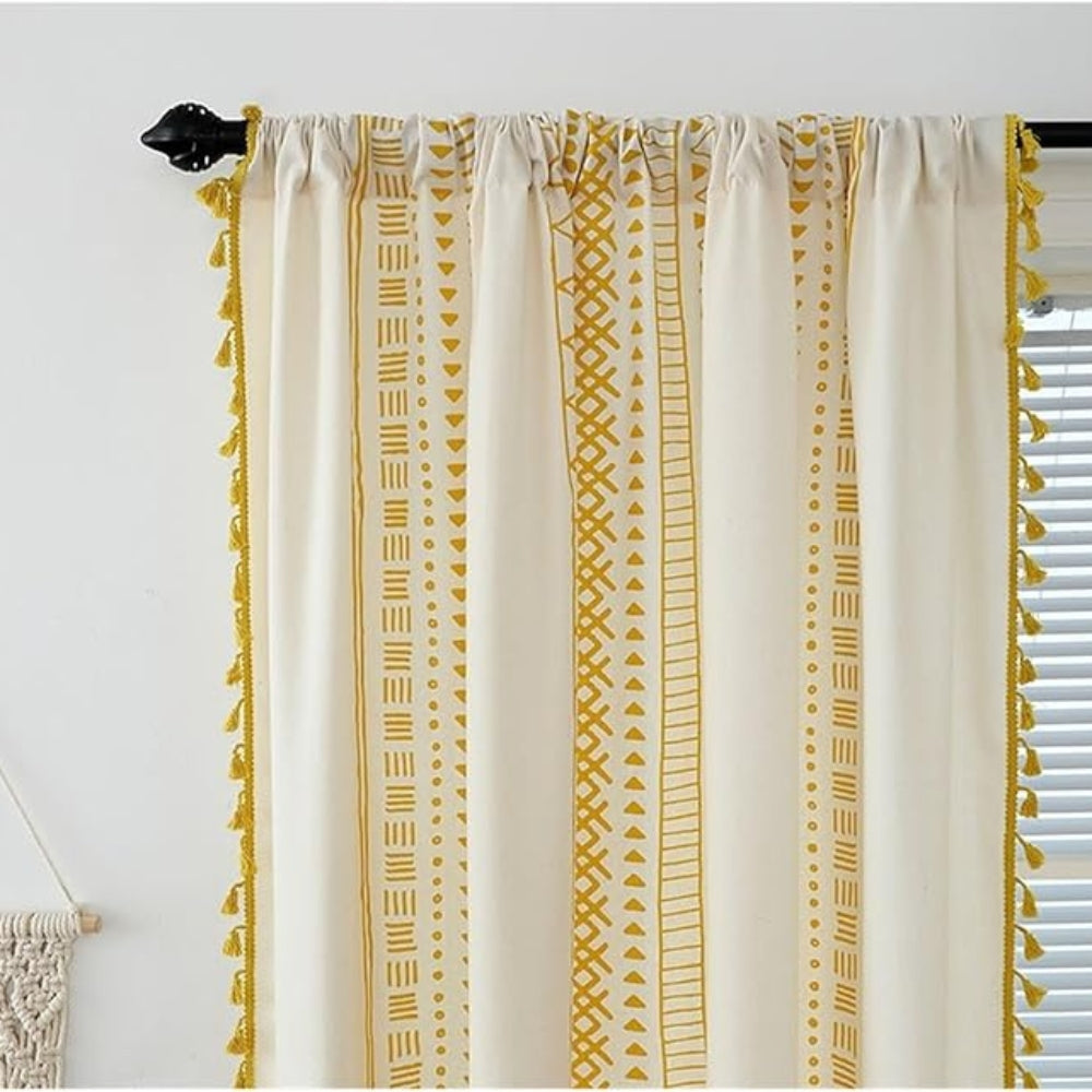 Cortina de Borlas Artesanal Solstice Loom