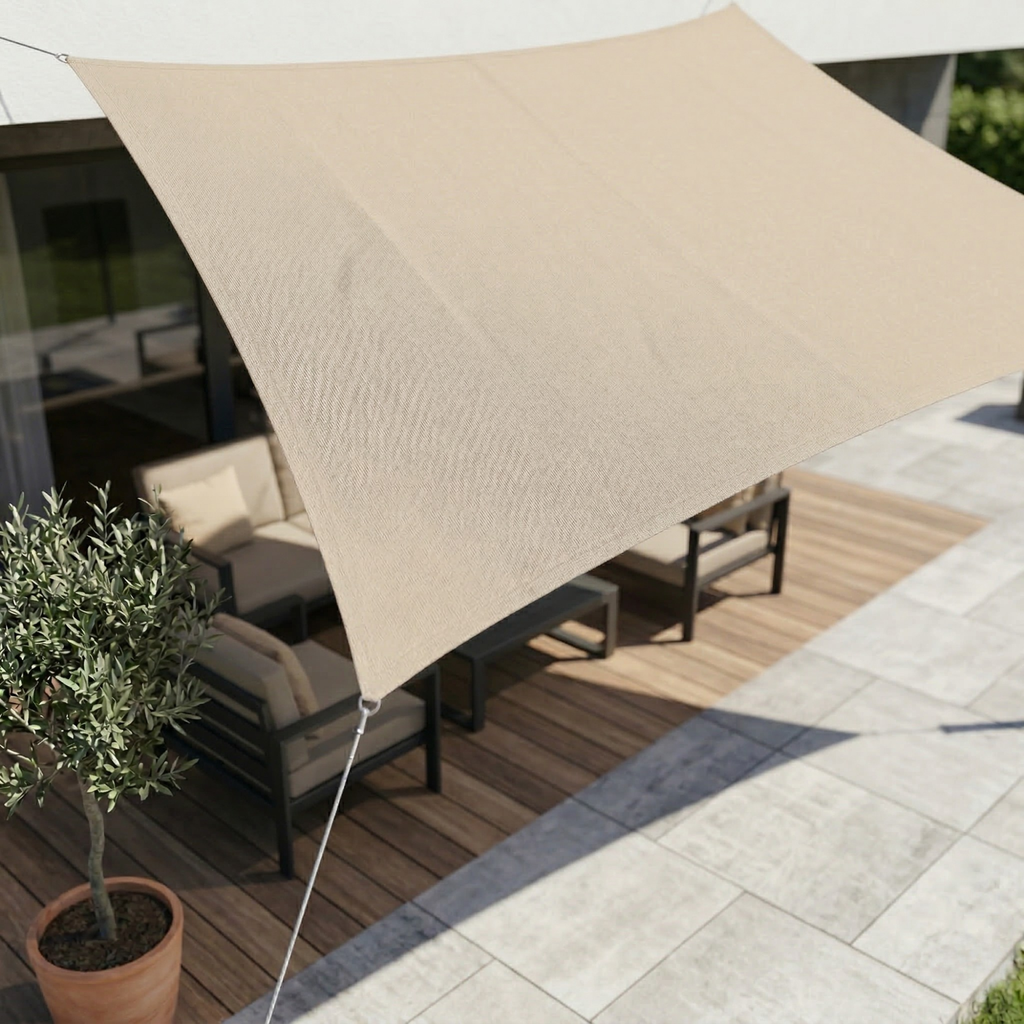 Toldo Rectangular Impermeable | Tela Exterior Resistente al Agua | Protección UV | SkyCover