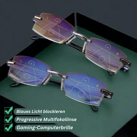 VisionClear™ – Gafas progresivas sin montura para comodidad | 1+1 GRATIS