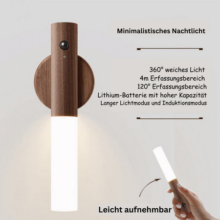 Woodlamp - Luz ambiental sin conexión eléctrica | 50% DESCUENTO