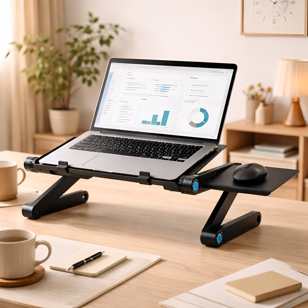 Palomina - Escritorio ajustable para trabajar de pie con el portátil