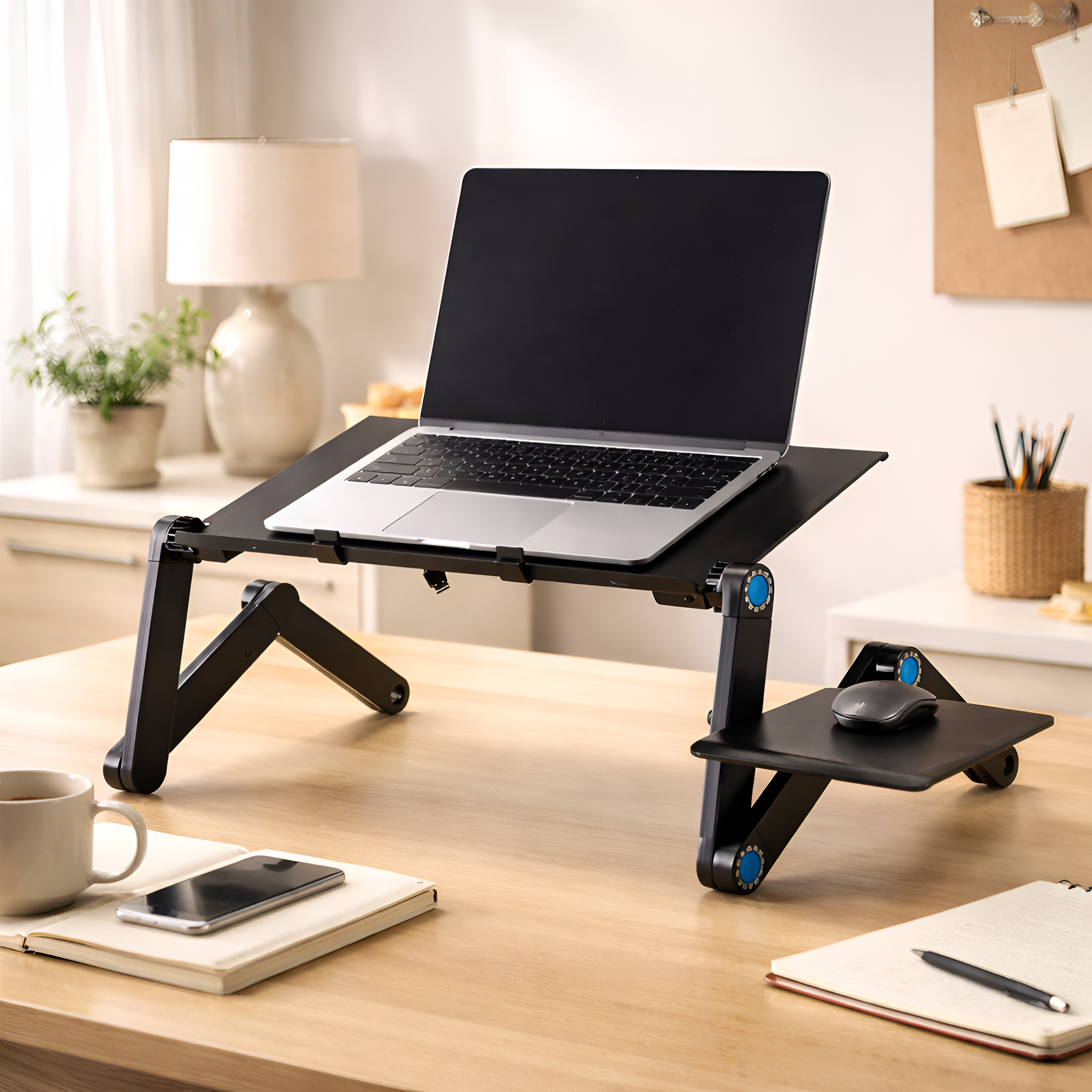 Palomina - Escritorio ajustable para trabajar de pie con el portátil