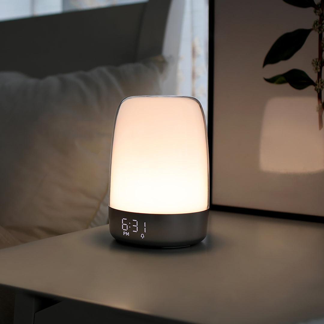 Despertador con Luz de Amanecer | Simulación de Luz Natural con Luz de Despertar Regulable para Mañanas Suaves
